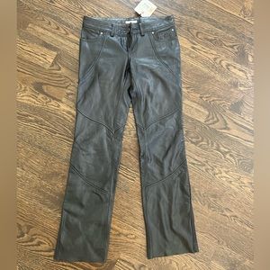 Genuine Leather Harley Riding Pants